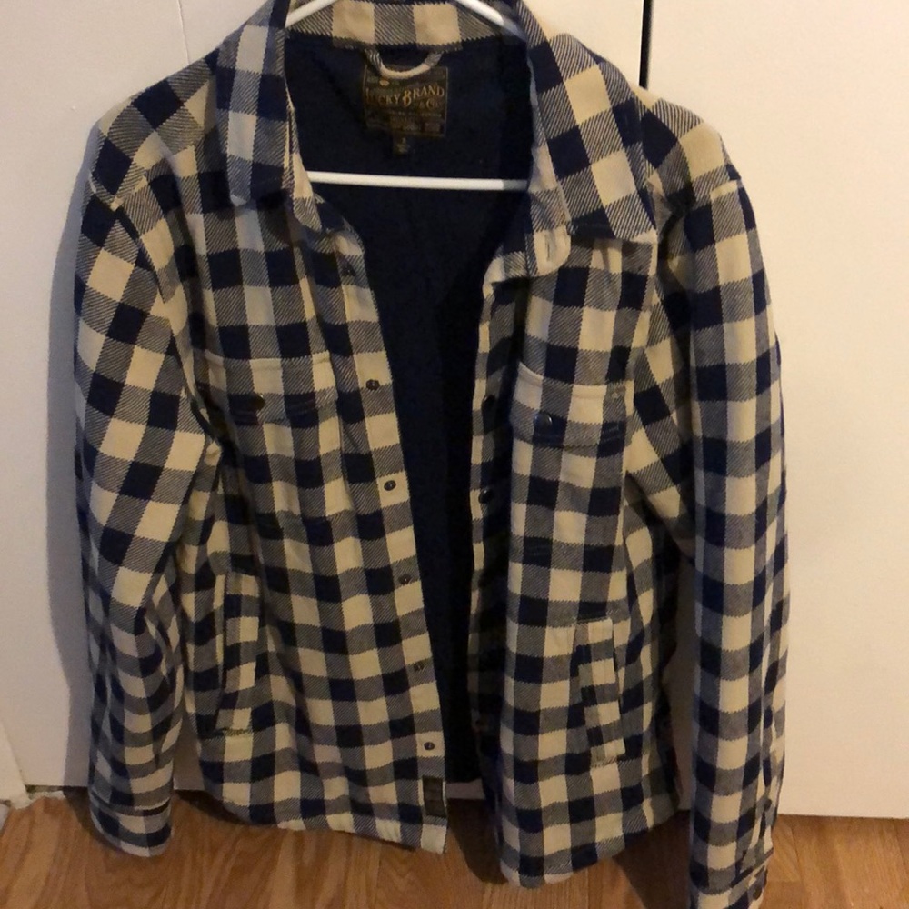 Lucky brand men’s RARE thermal-lined shirt jacket
